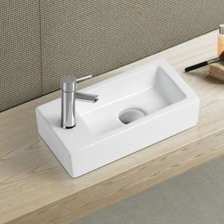 Накладная раковина Melana 7782-805 36см белый